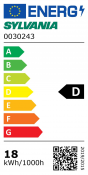 Energy label T8 150cm 30243