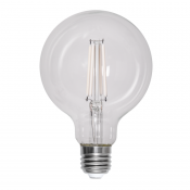 Globlampa led G95 E27 white filament