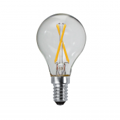 Klotlampa klar led P45 E14