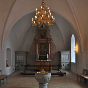 Stort kronljus kyrklampa
