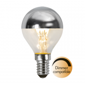 LED-lampa E14 Topp Coated silver