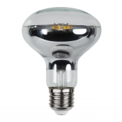 LED-lampa E27 R80 Reflektor klar