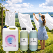 Ättika sköljmedel med flytande tvätt