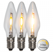 Topplampa E10 3-step klickdimmer