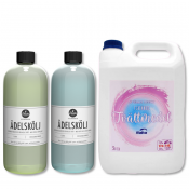 Flytande tvätt sköljmedel ättika