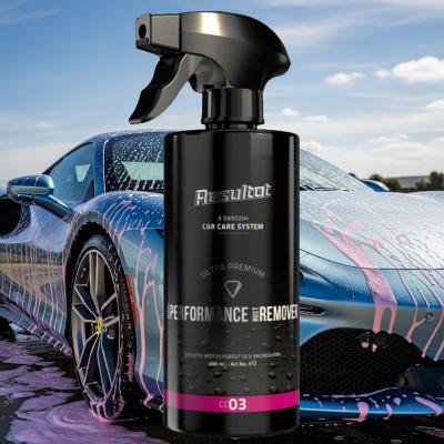 Fälgrent flygrost borttagare rosa skum