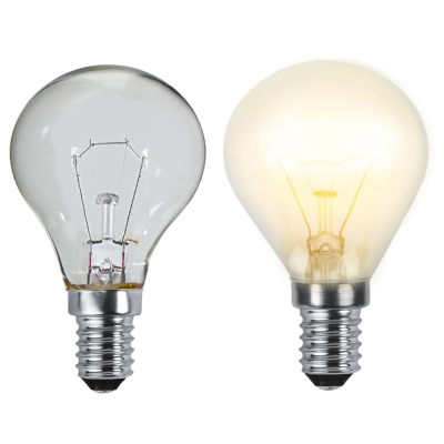 Klotlampa 25W, 40W E14