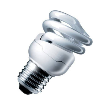 Lågenergilampa lysrörslampa 8W E27