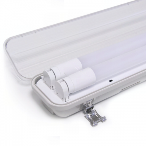 Led-armatur IP65 inkl. 2 x ledlysrör